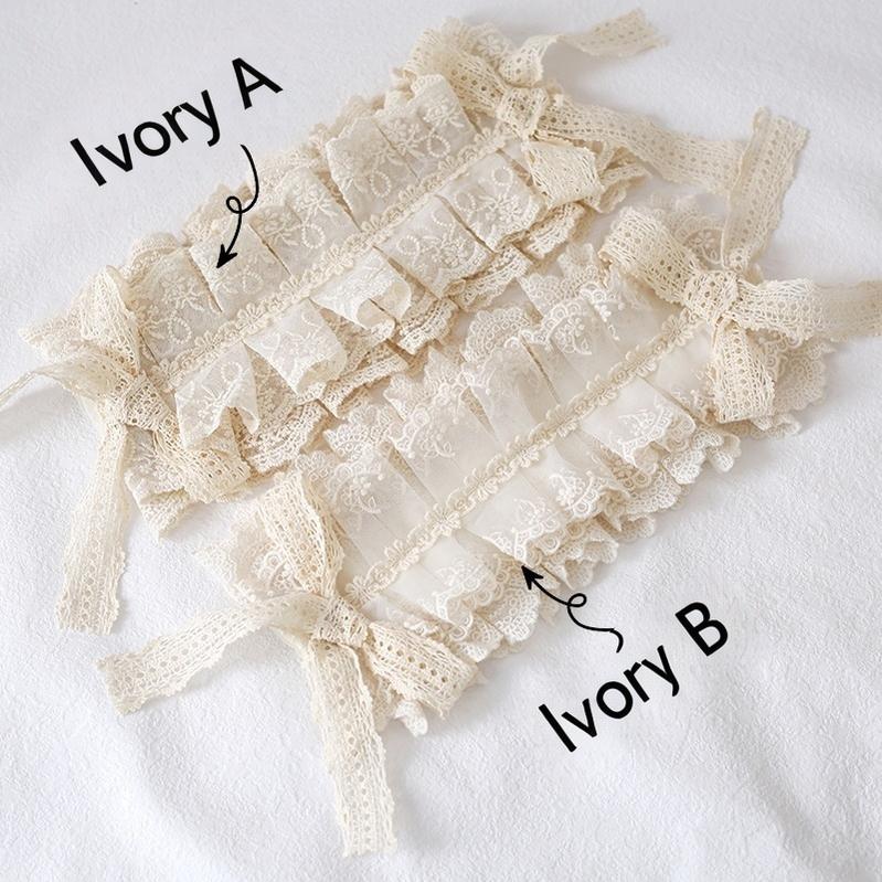 Lolita lace headdress care and maintenance guide showing proper cleaning storage and preservation tips for maintaining embroidered lace accessory longevity