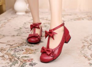 Mengjiang Kiri - Sweet Lolita Gorgeous Leather Shoes
