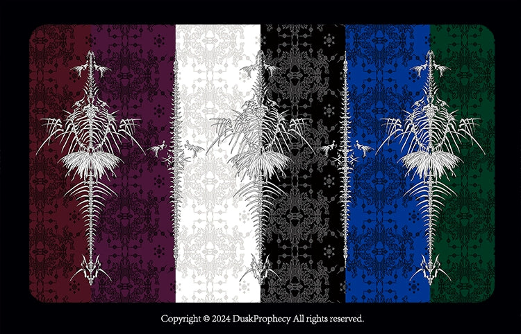 DuskProphecy - Coccyx - Elegant Lolita Dress High Waist Fishbone Print JSK Set - Image 163