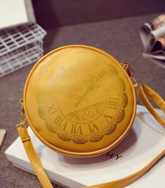 Alice Clock round lolita crossbody bag photography shoot aesthetic appeal content