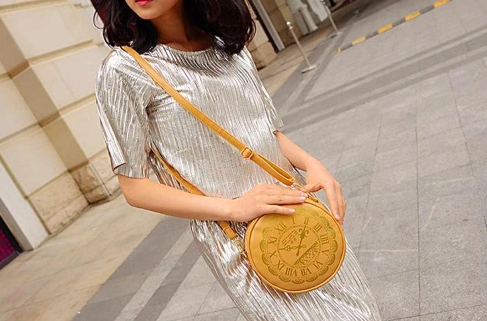Alice Clock lolita crossbody bag fashion subculture statement piece accessory