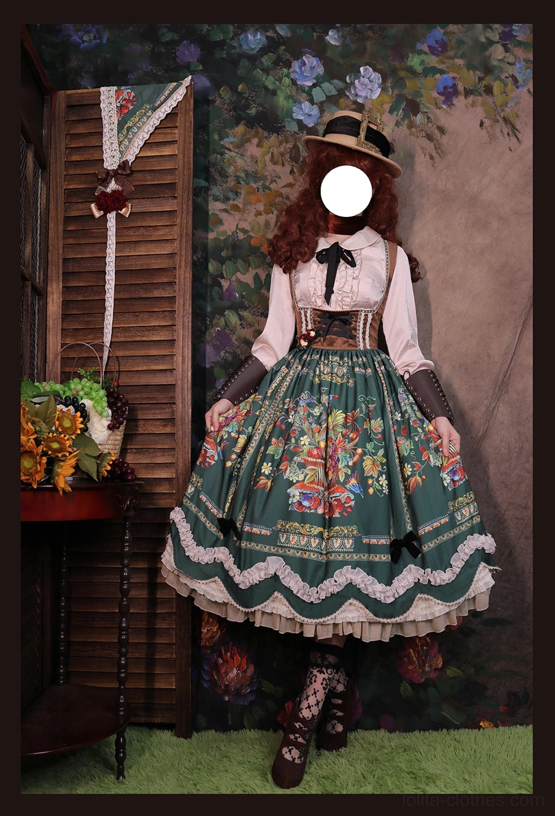 Bavarian Lolita JSK care maintenance hand wash air dry velvet preservation tips