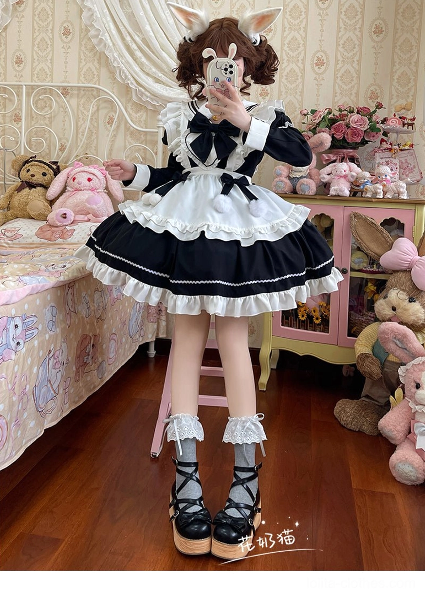 Beige-yellow lolita mid-calf socks with lace ruffle cuff detail, warm tone vintage-inspired color for classic lolita aesthetics