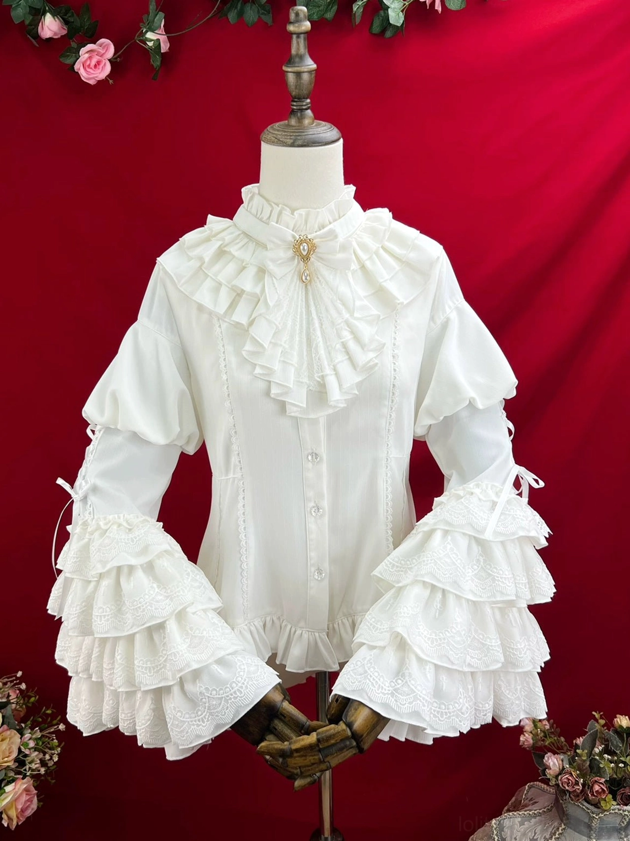 Black gothic lolita dress care and maintenance guide showing proper hand washing storage on hangers and air drying in shade for longevity preservation