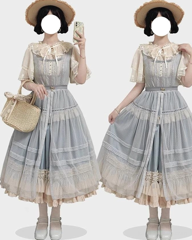 Black heart-shaped lace sweet lolita short sleeve cardigan flutter sleeves with ruffled trim detail