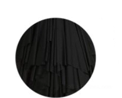 Black puff tiered ruffle Lolita shorts skirt close-up of mesh knitted fabric texture and stacked ruffle detail