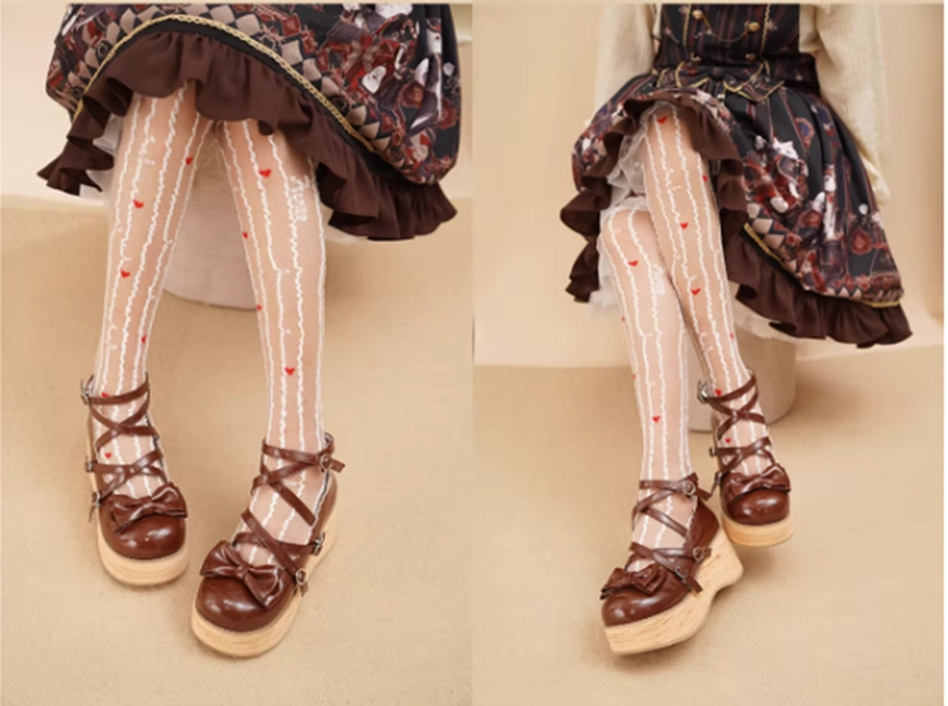 Blue sweet lolita platform Mary Jane shoes daily wear lolita coordinate casual elegant styling