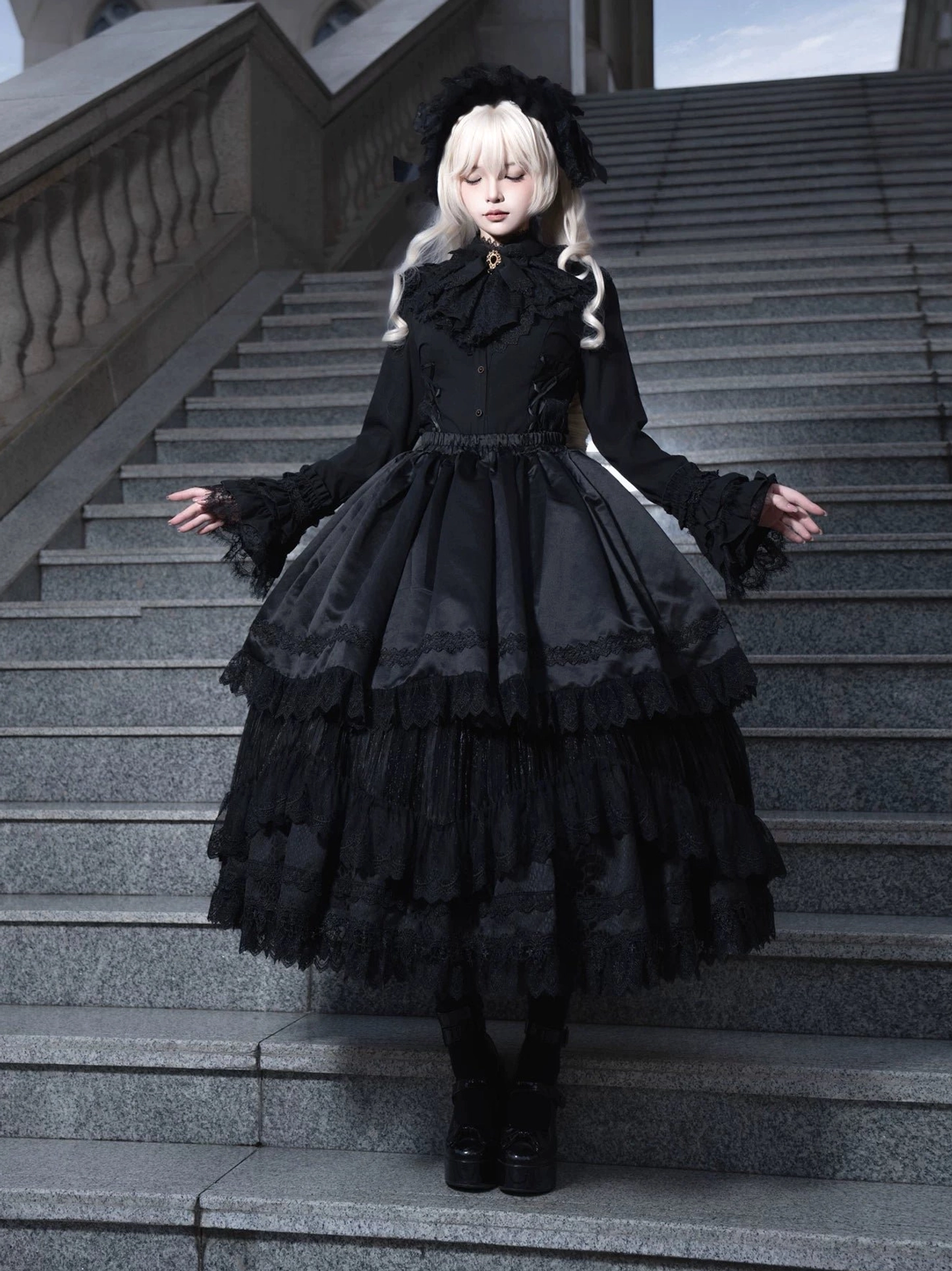 Broken Winged Bat Gothic Lolita set bat-wing symbolism design inspiration dark romanticism aesthetic