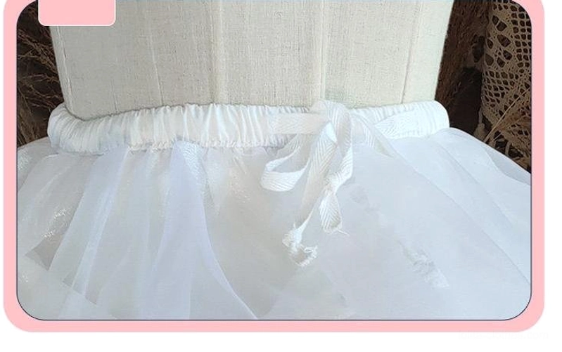 Chiffon hoop petticoat premium quality material lolita underskirt