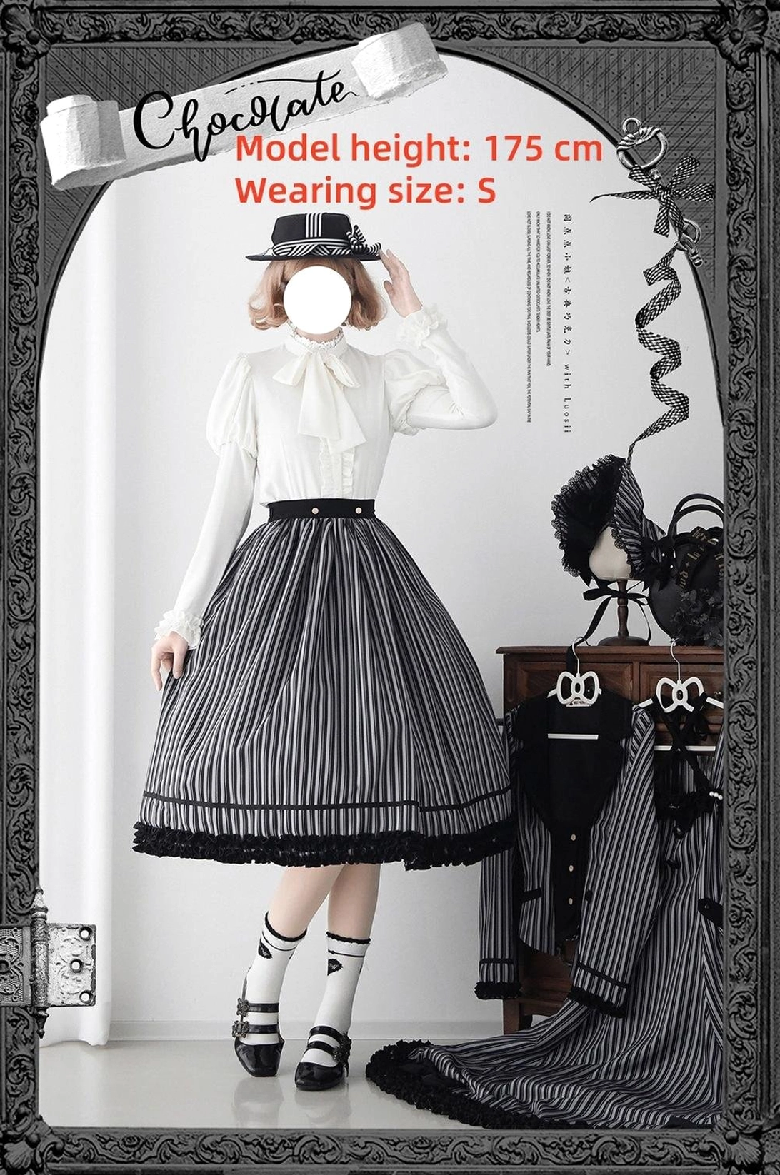 Classic Lolita blouse customization options custom-made service measurement guide personalized tailoring