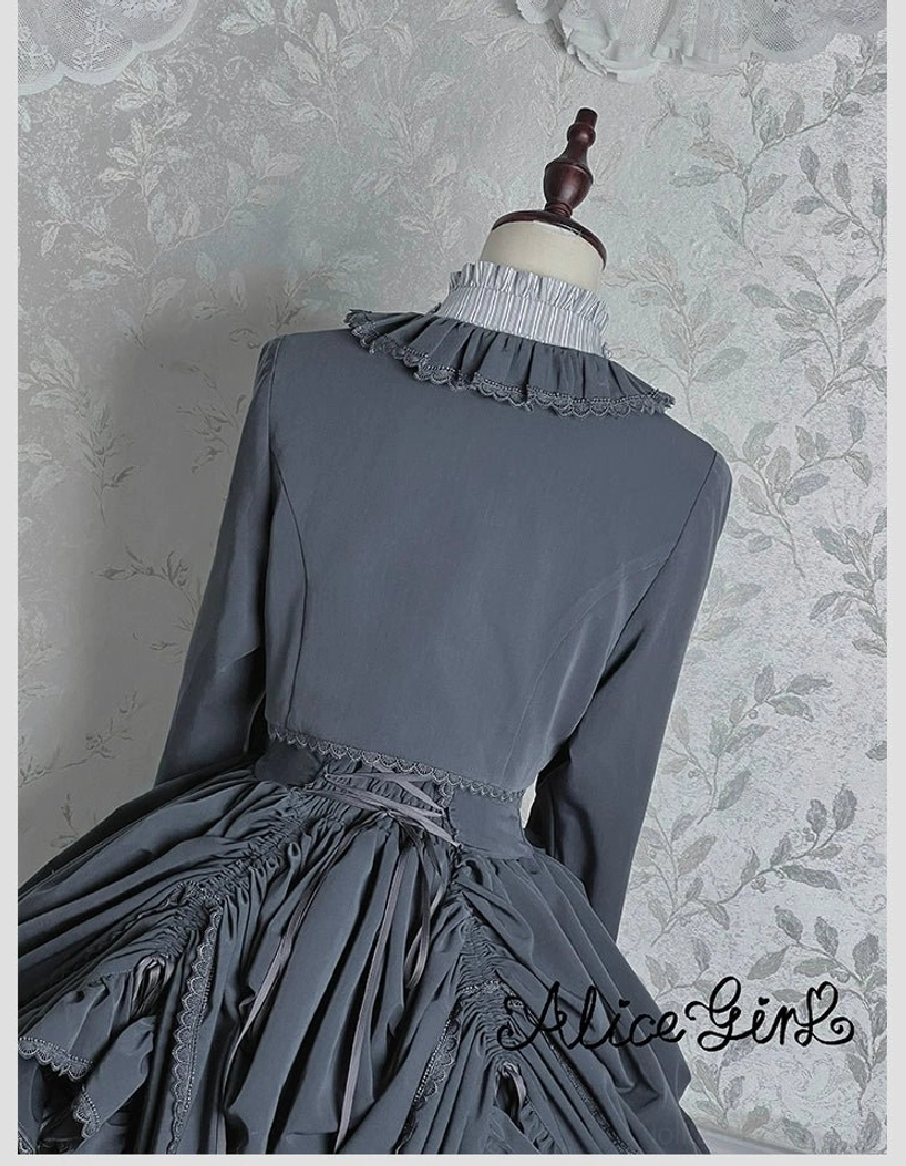 Classic lolita long-sleeve bolero foundational wardrobe piece versatile coordination building block