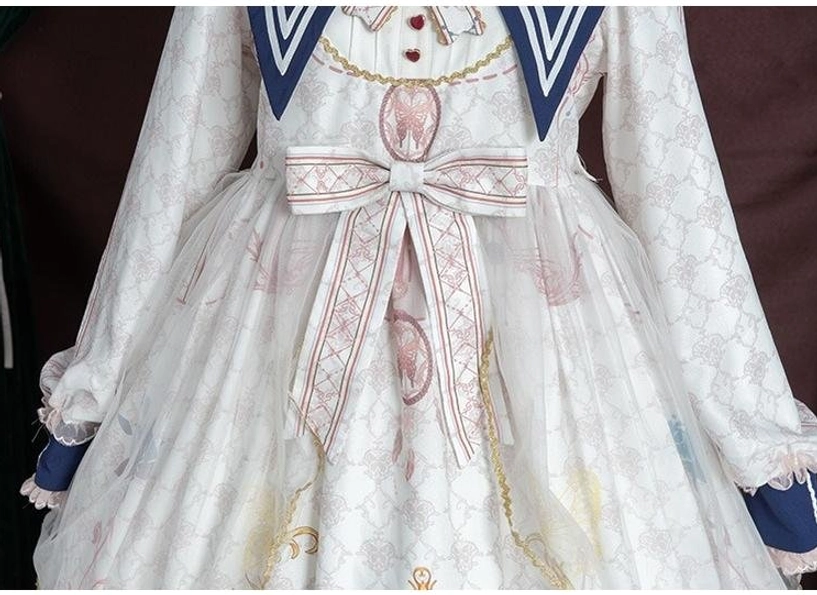 Classic lolita sailor collar op dress occasion styling for lolita conventions, formal tea parties, photography sessions, themed events and community gatherings