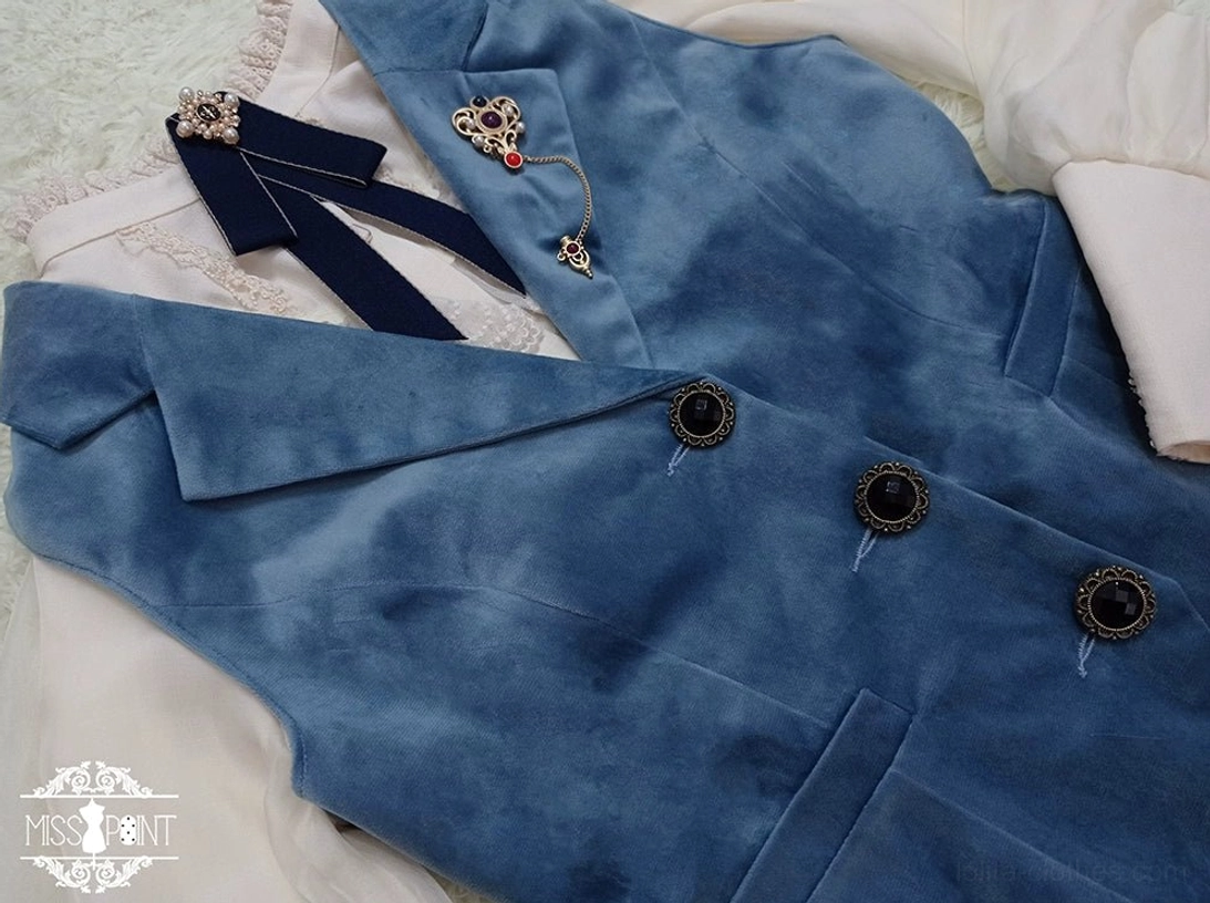 Classical lolita waistcoat custom tailoring option available for personalized fit