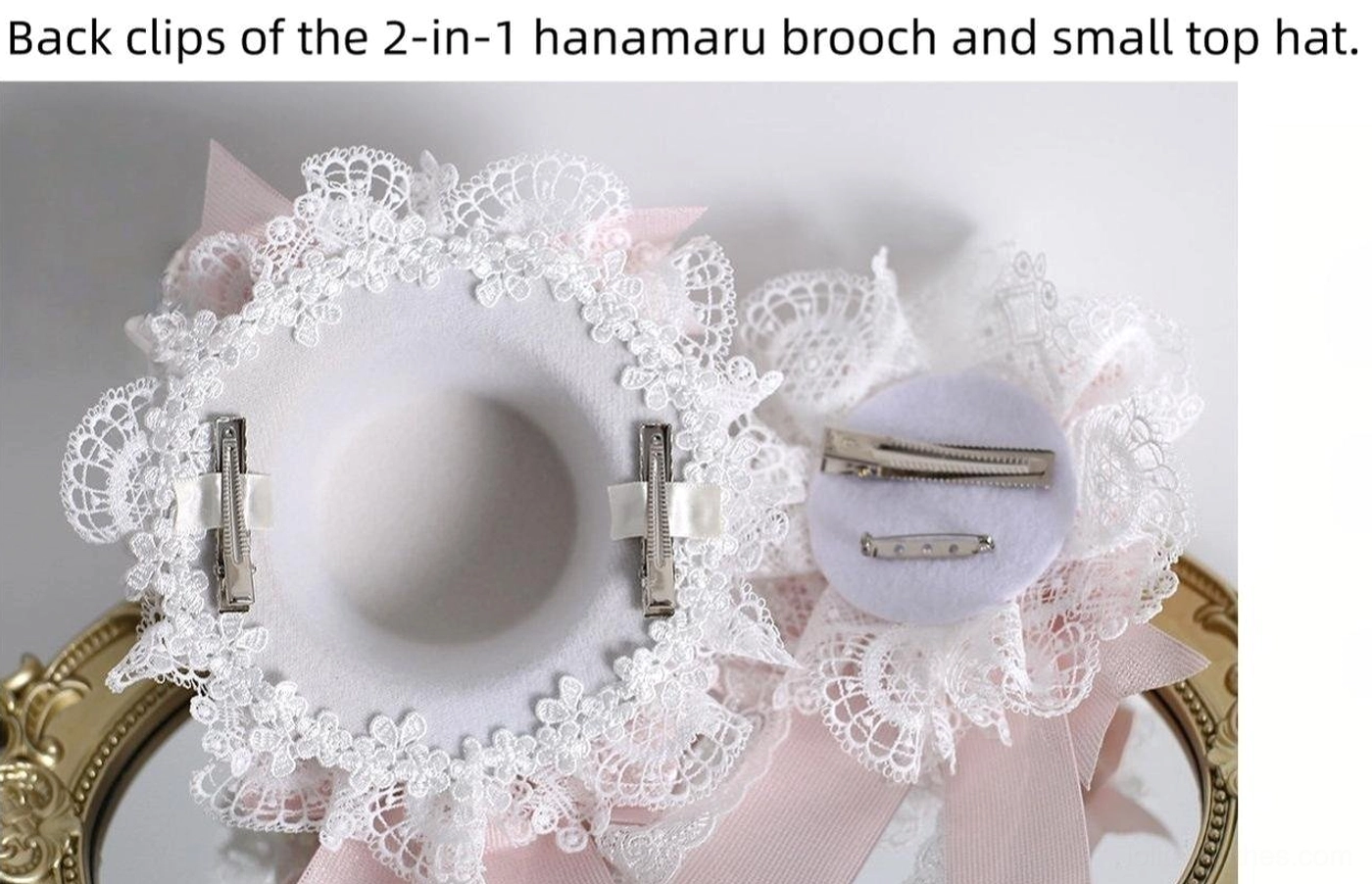 Complete Sweet Lolita accessory coordinate set showing bonnets, choker, cuffs, and hairbows for building authentic Lolita fashion looks and ensembles