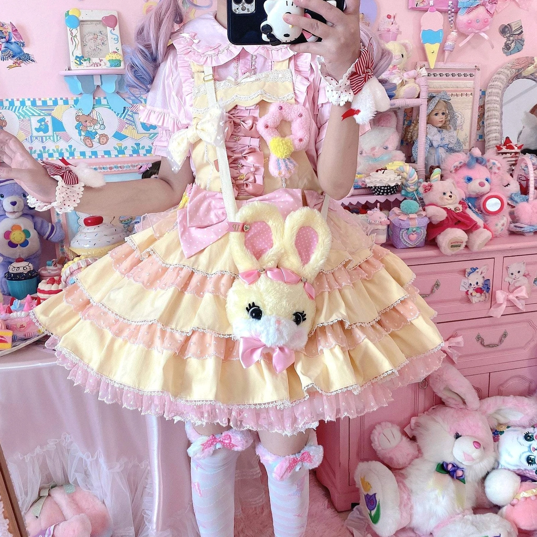 Condensed milk lolita blouse casual everyday coordinate showing approachable styling with trusted friends