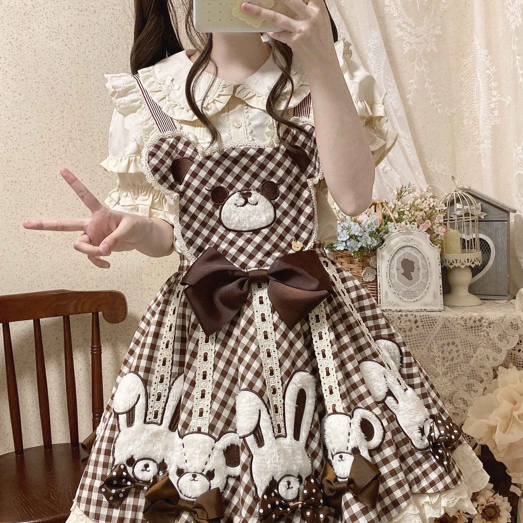 Condensed milk lolita blouse community style inspiration showing styled coordinates from lolita fashion enthusiasts