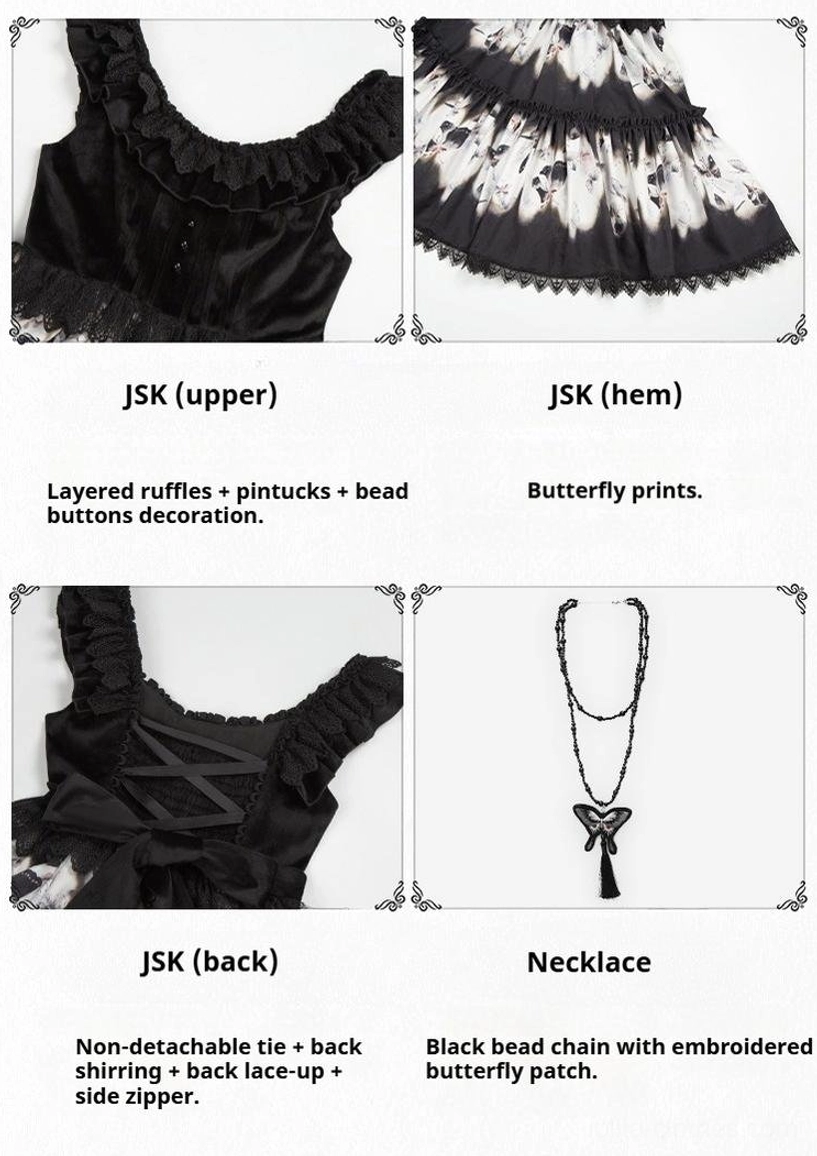Dead leaf butterfly gothic lolita dress care maintenance washing instructions hand wash cool water air dry preservation
