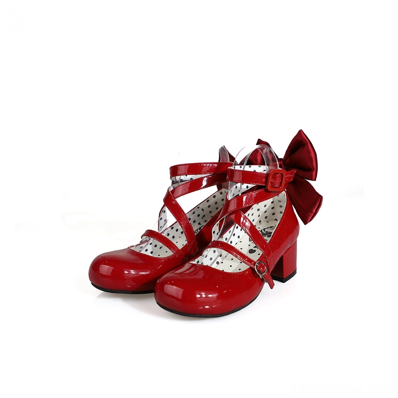 Detachable bow lolita shoes styling versatility multiple outfit combinations mix and match options