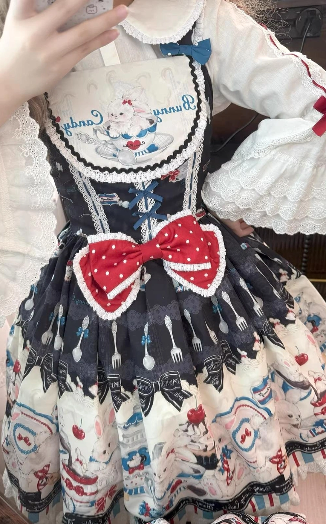 Detachable cuffs white lace sweet lolita accessory removable sleeve openings coordinate styling