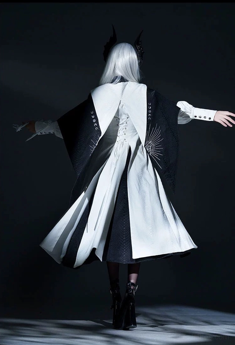 Dragon Scale Gothic Lolita coat interior lining and construction details quality craftsmanship
