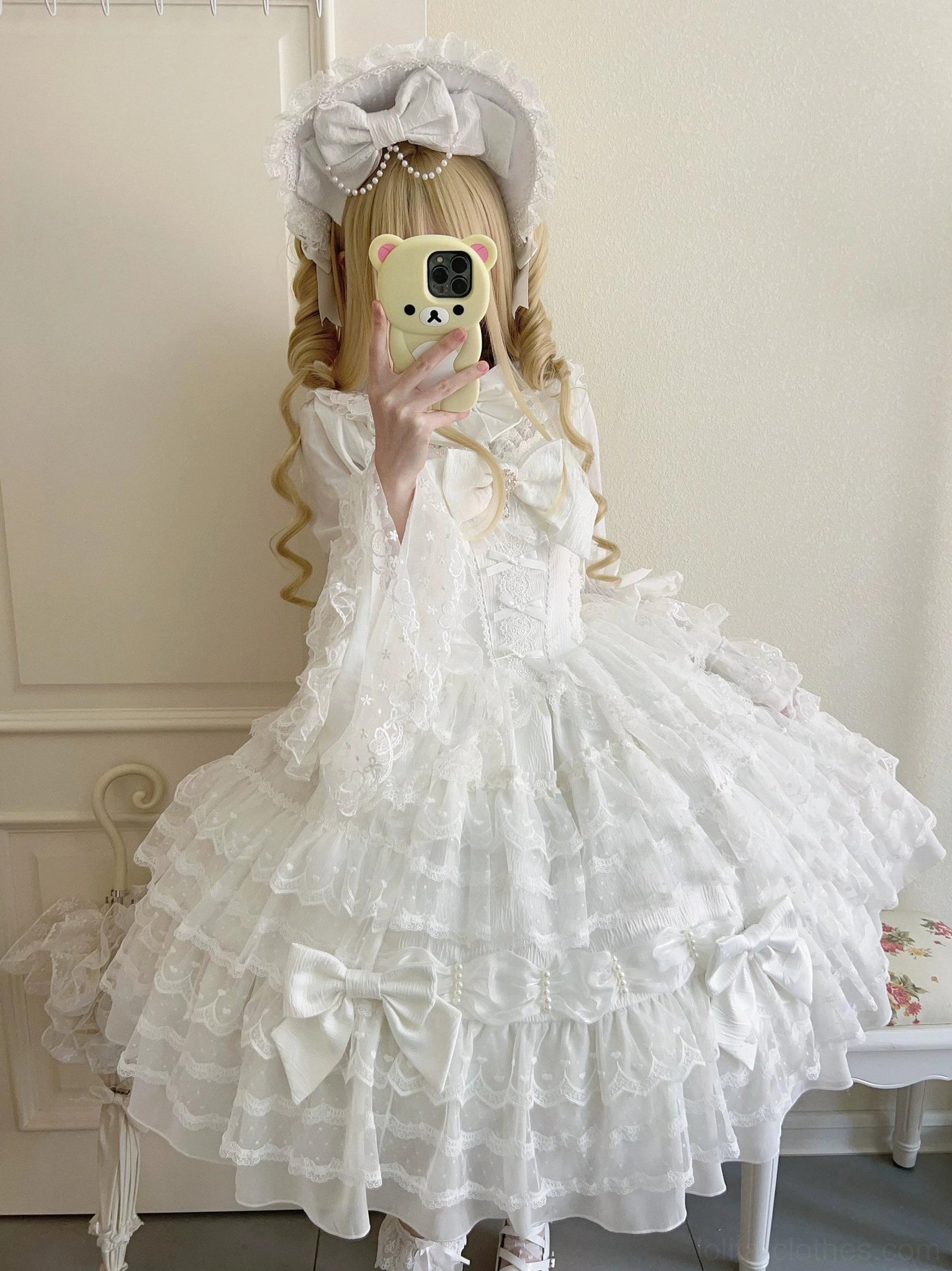 Princess Lolita ensemble styling guide showing Dream Prelude JSK coordination with petticoat and accessories placement