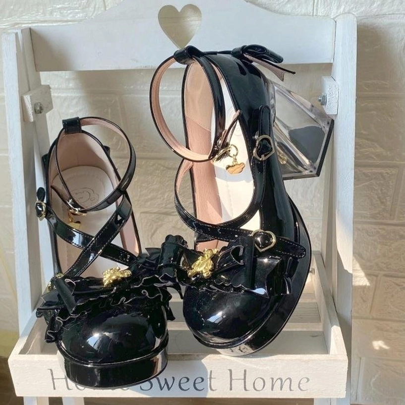 Sweet lolita platform heels daily wear authenticity, dedicated lolita enthusiast styling, everyday coordinate inspiration, consistent aesthetic maintenance, authentic subculture fashion representation
