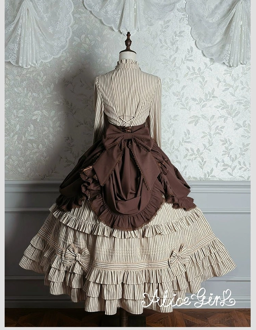 Duke of Victoria classic lolita bolero shoulder construction fit detail slim-fit design measurement reference flat lay