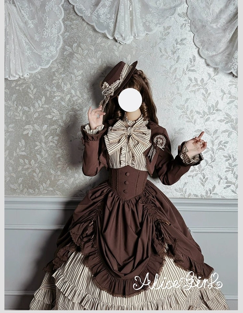 Duke of Victoria classic lolita bow hat accessory embroidered detail decorative topper finishing piece flat lay styling reference