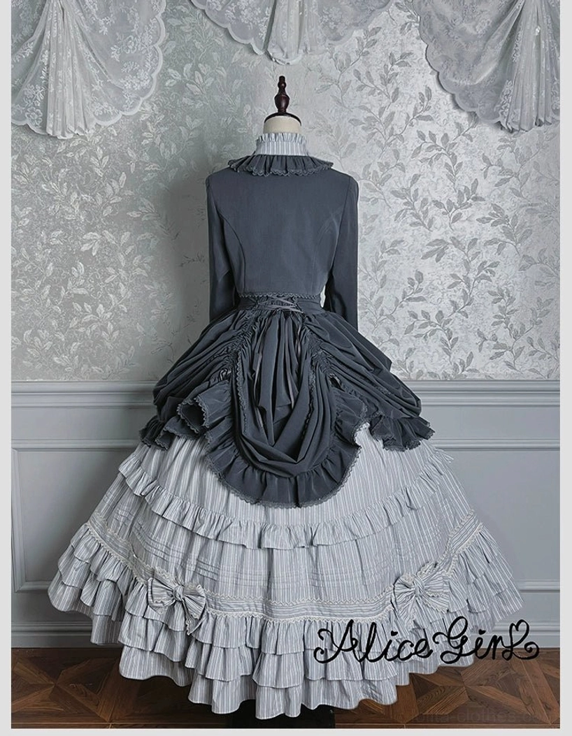 Duke of Victoria classic lolita color fastness yarn-dyed striping longevity superiority