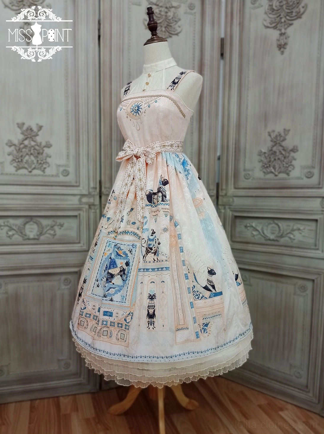Dusk Bester Egyptian Lolita JSK care and maintenance guide showing proper washing storage handling