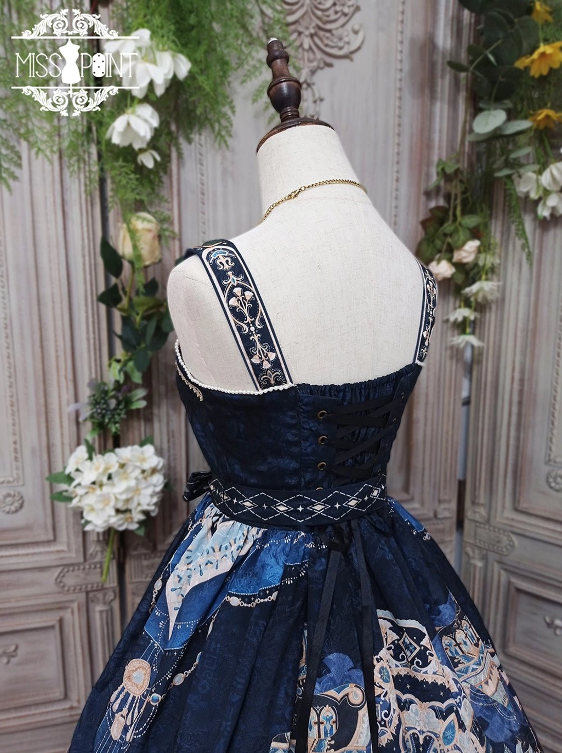 Egyptian Lolita JSK size comparison showing different length options XL 2XL customized fitting