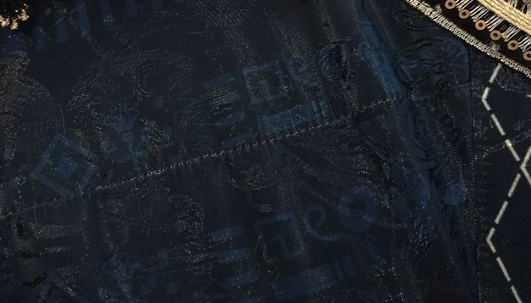 Egyptian Lolita JSK skirt volume detail overhead angle showing tiered layers movement and structure