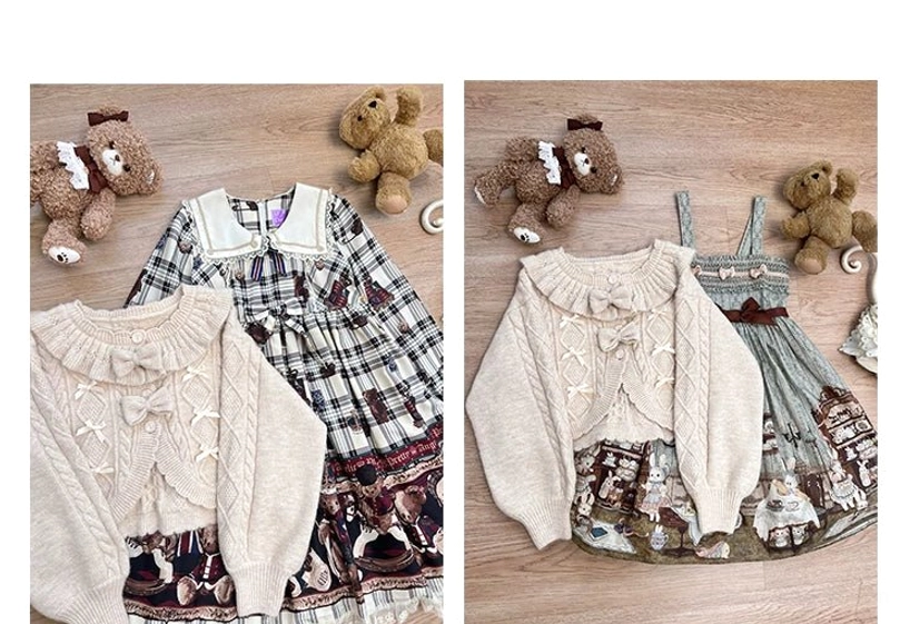 Enchanted Garden Ruffle Cardigan Lolita Aesthetic Photography Professional Product Image Quality