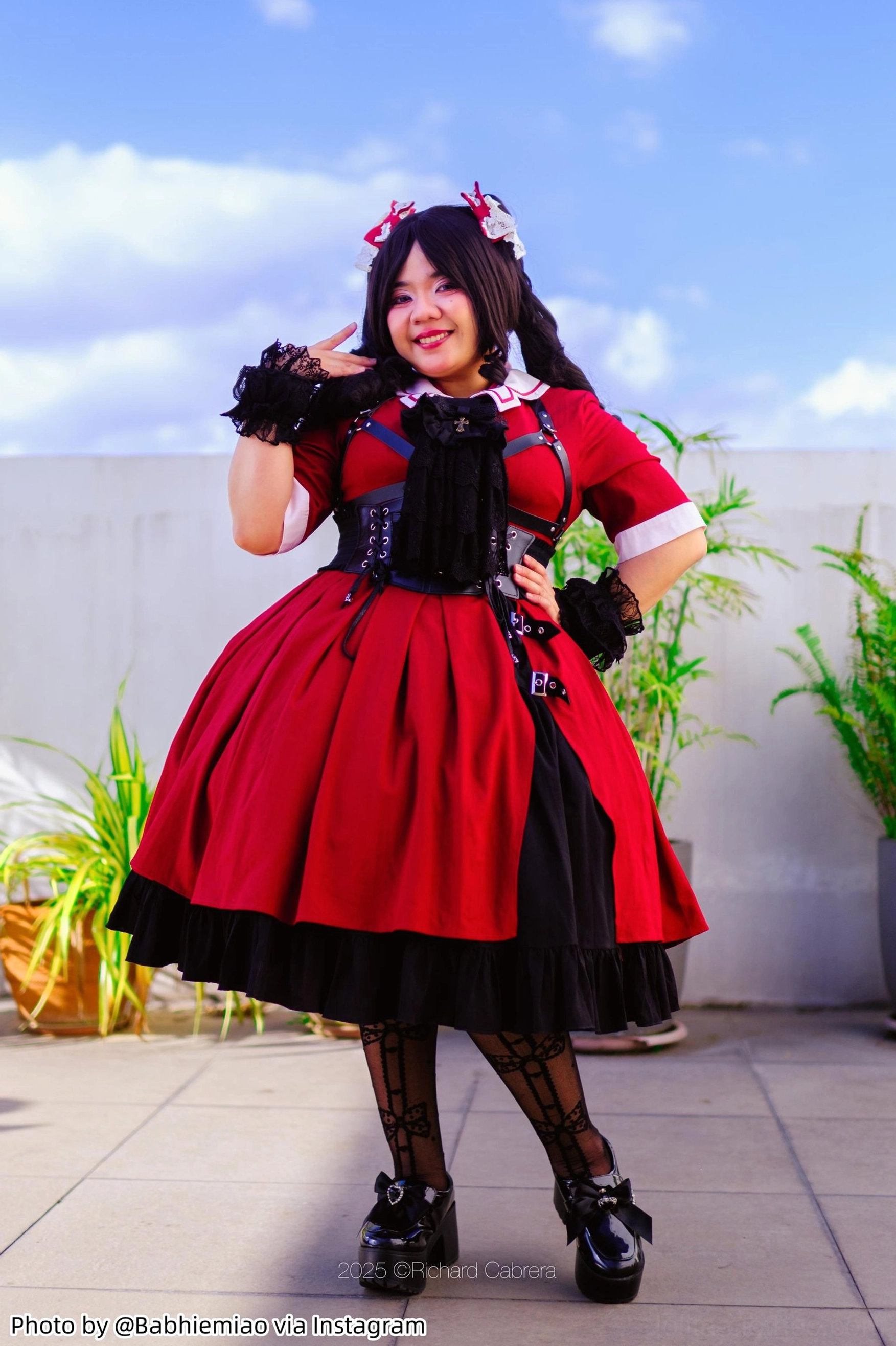 Extreme puffy petticoat architectural silhouette side profile on dress form demonstrating perfect A-line proportions for lolita fashion