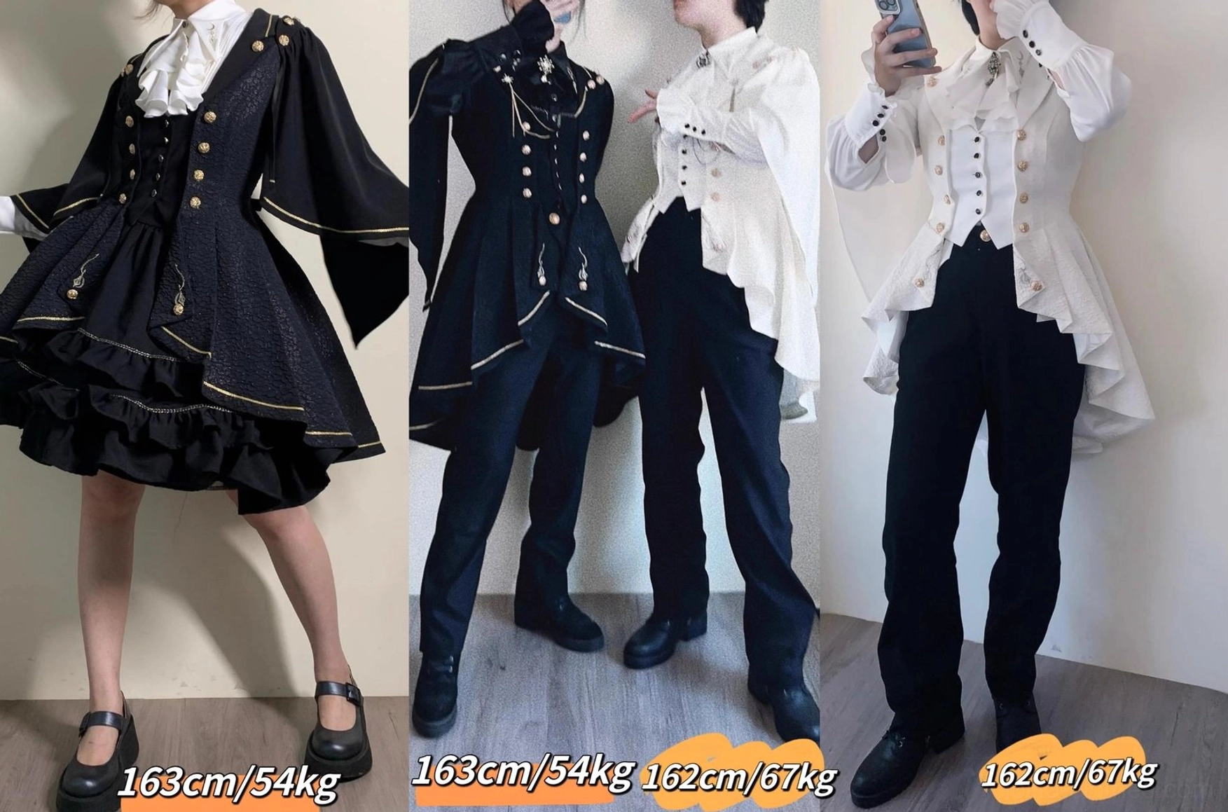 Fallen Moon Rule military lolita with character inspiration styling, demonstrating fantasy narrative and costume potential