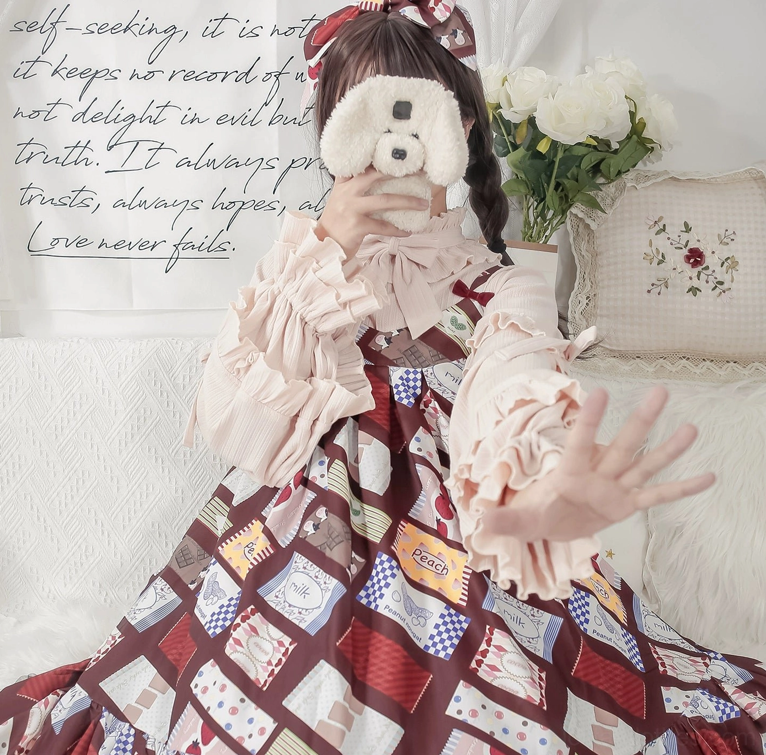 First snow lolita inner blouse community participation subcultural values creativity quality expression
