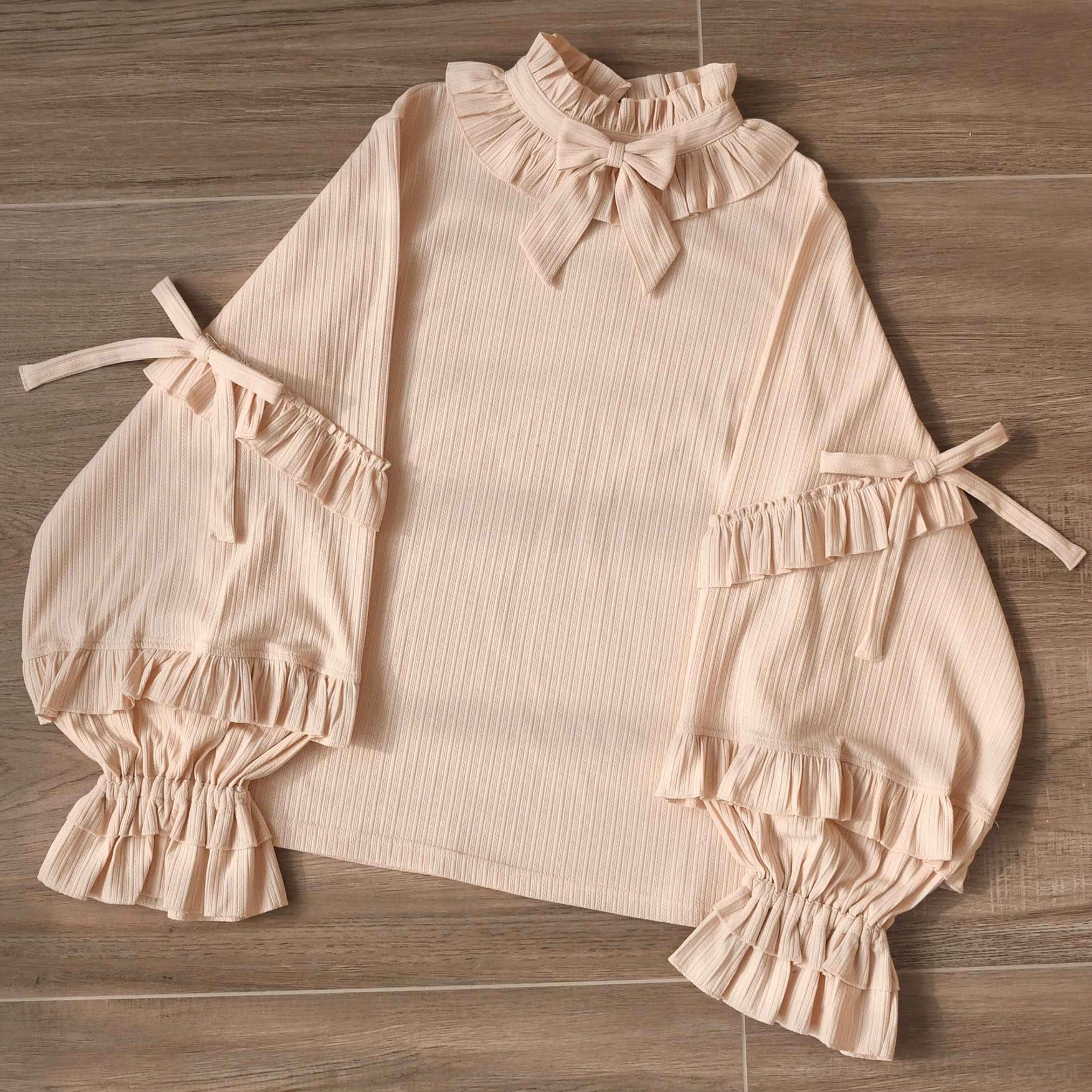 First snow sweet lolita knit blouse packaging presentation unboxing experience gift-ready quality