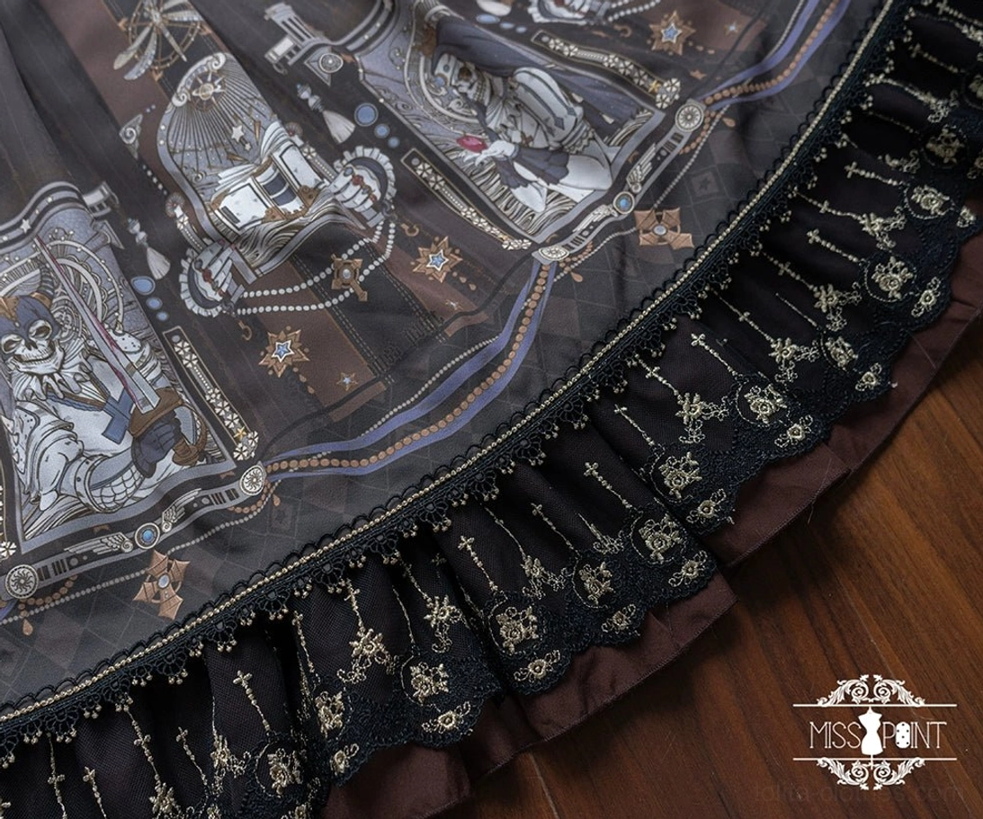 Fishbone gothic lolita skirt seasoned enthusiast collection newcomer embracing gothic aesthetics