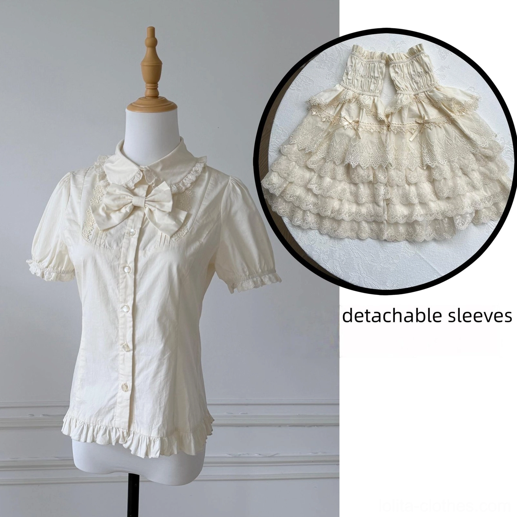 Floral Reverie Lolita jumper skirt dress natural cotton fiber knots characteristics quality material durability