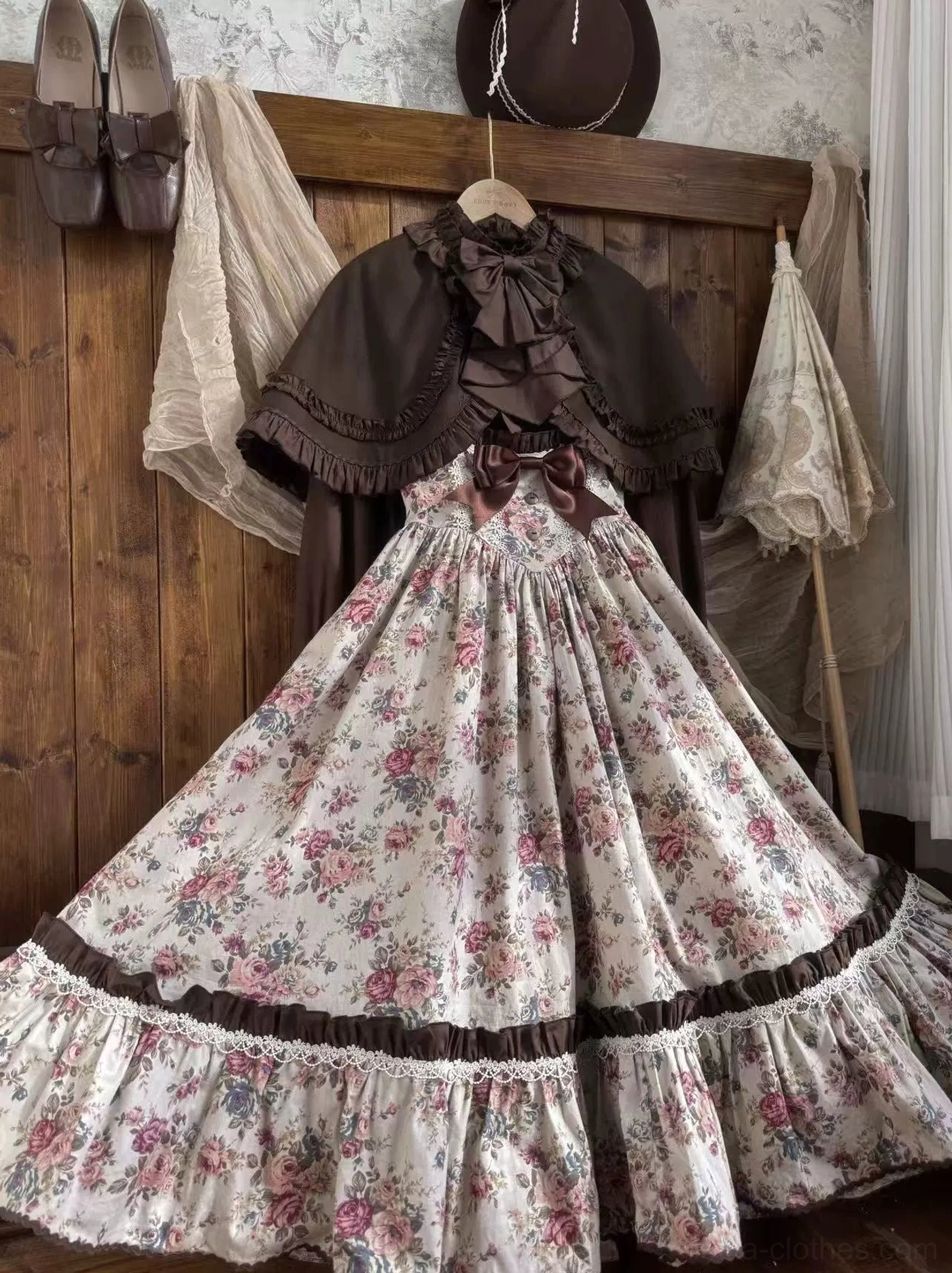 Floral Reverie Old School Lolita dress Japanese fashion subculture heritage Victorian aesthetic inspired design