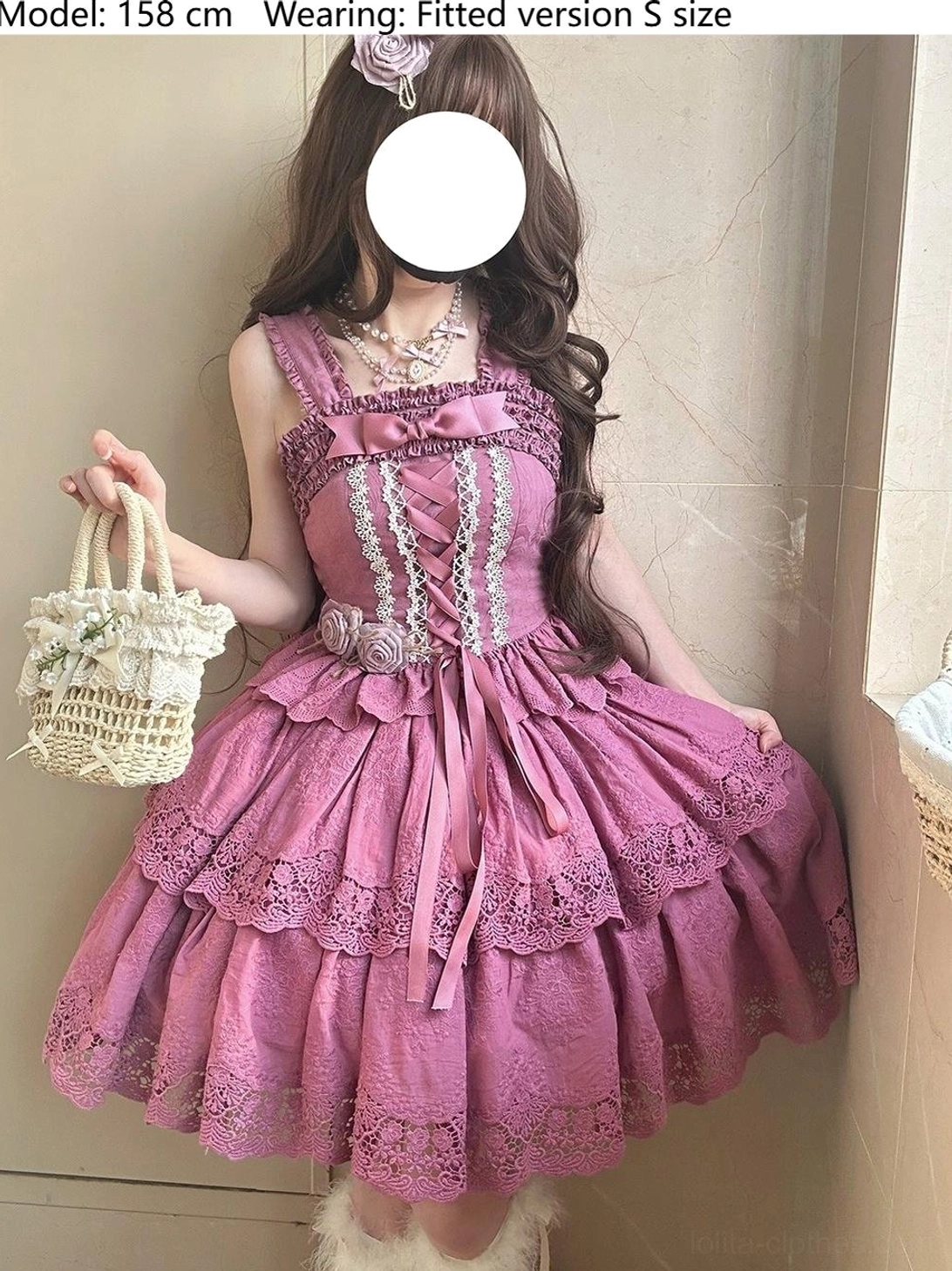 Forest Waltz lolita camisole care and maintenance guide - washing instructions, dye prevention tips, and water-soluble lace transformation information for garment longevity