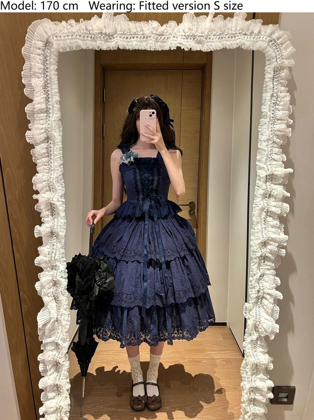 Forest Waltz lolita camisole production and pre-order information - 45-day artisan crafting timeline for quality construction and attention to detail guarantee