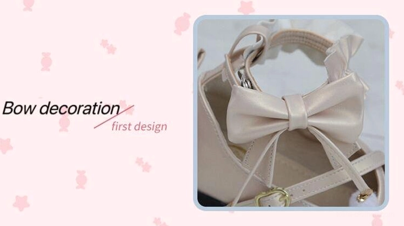 Frosted matte Lolita Mary Jane shoes cleaning cream application guide for restoring surface finish and maintaining delicate ultra-fine fiber material appearance