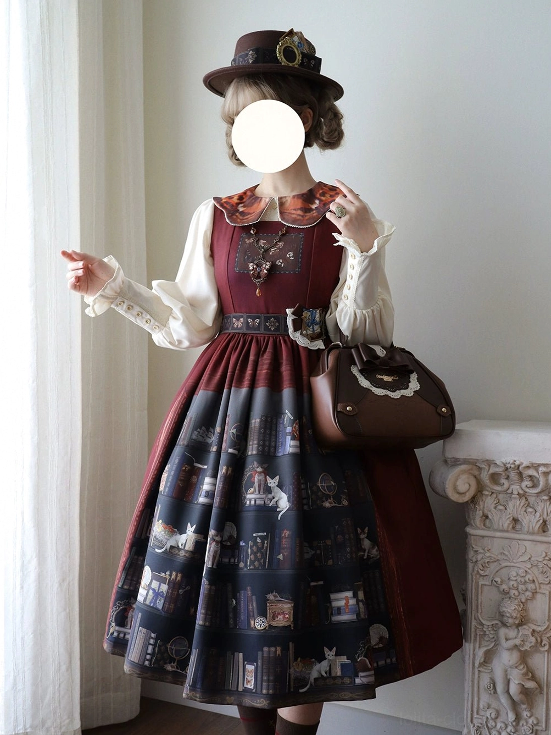 German Bookshelf Lolita jumper skirt petticoat layering styling suggestions coordination
