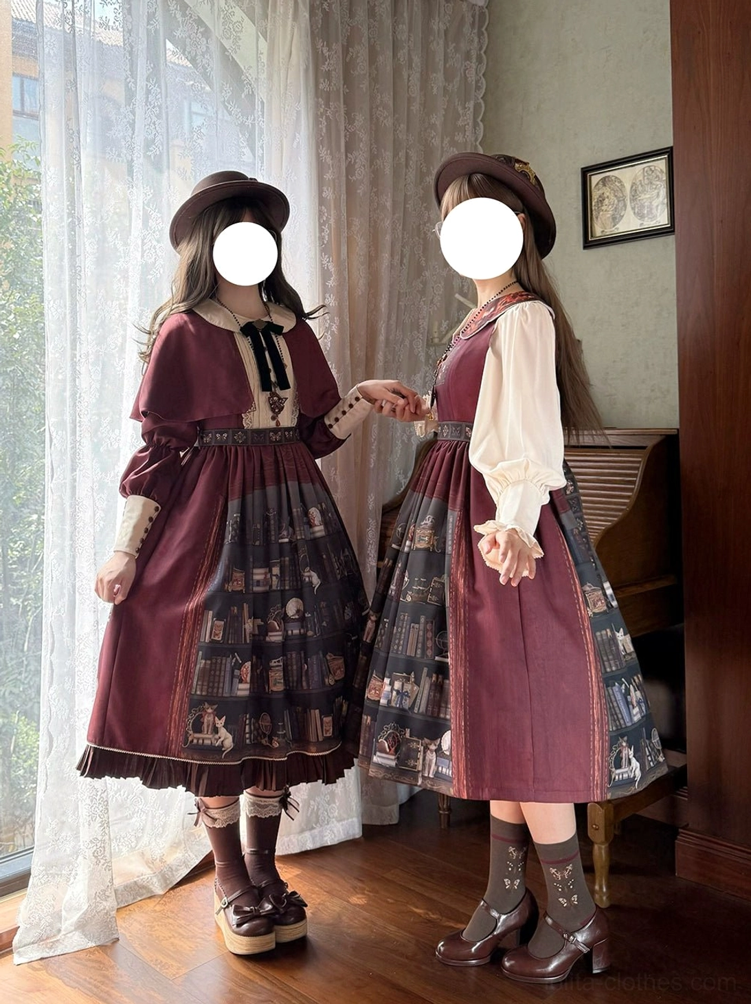 German Bookshelf Lolita jumper skirt pre-order timeline shipping 2 months event planning