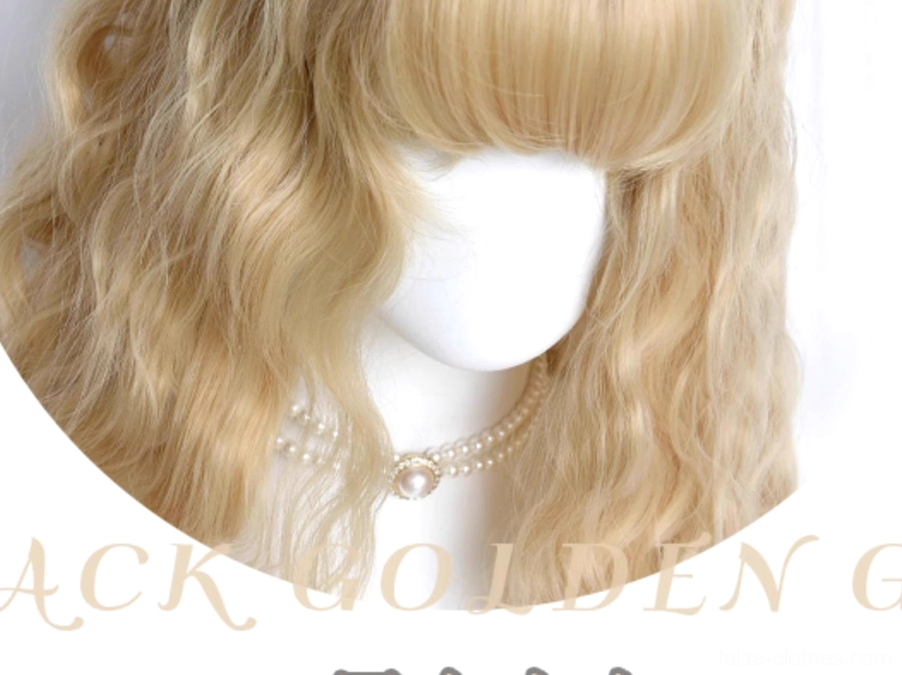 Golden elegance long curly lolita wig care and styling guide detangling comb synthetic fiber maintenance protective net cap included accessories