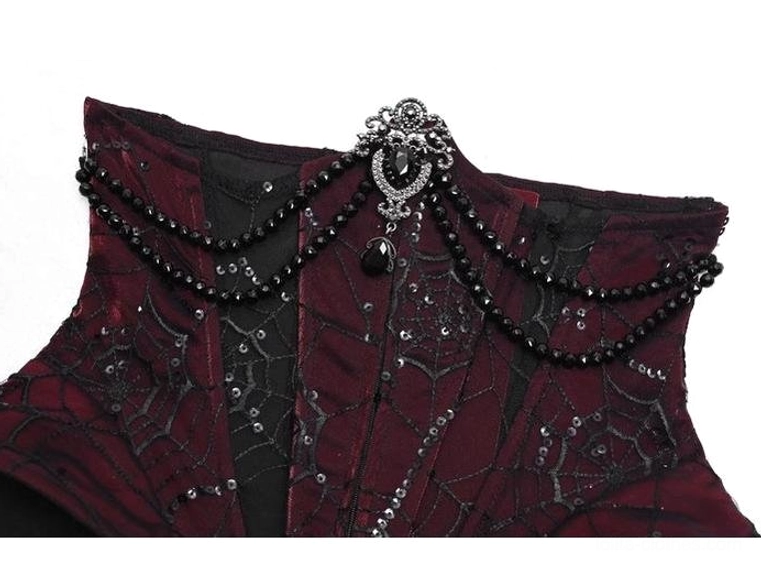 Gothic lolita accessory coordination recommendations ornate choker vintage hair pieces gothic jewelry silver chains aesthetic enhancement