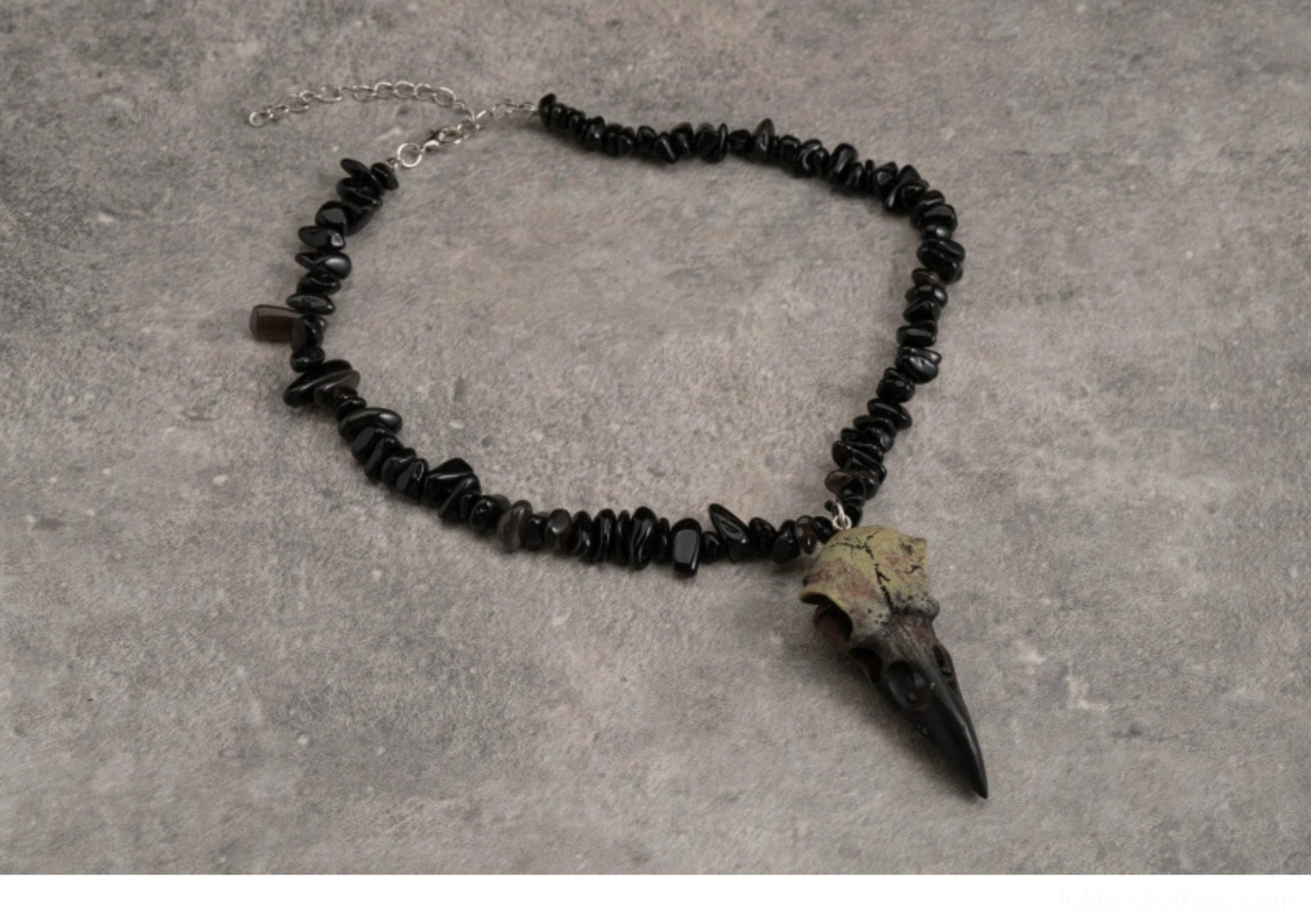 Black rose cross pendant gothic lolita choker with obsidian chain romantic goth melancholic spiritual devotion