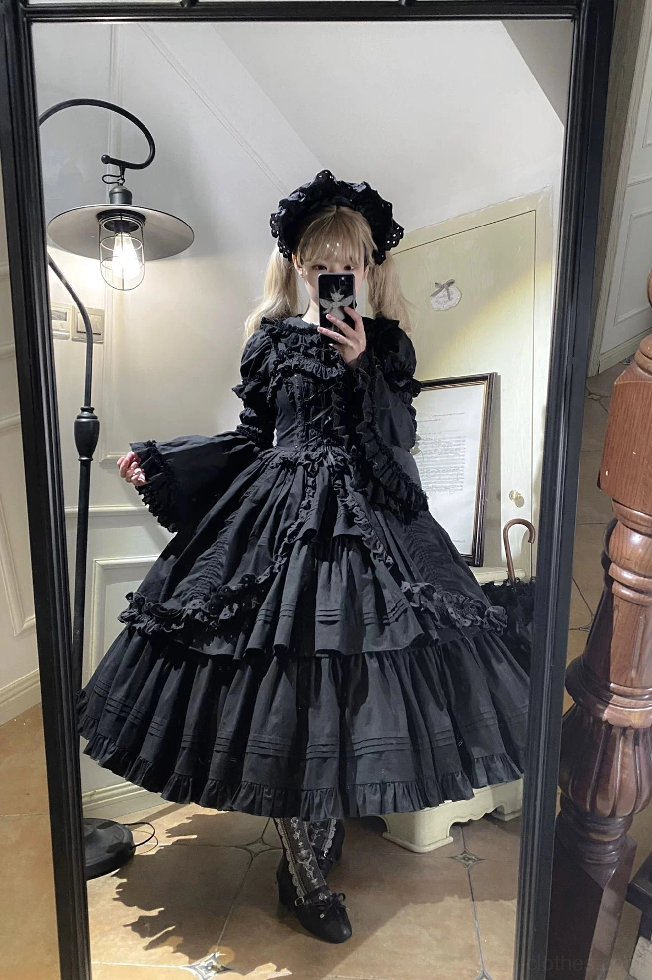 Gift guide image highlighting Gothic Lolita JSK as perfect present for alternative fashion and Lolita community members