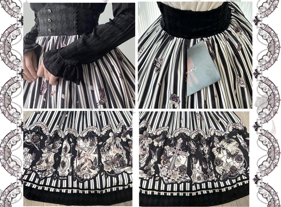 Gothic Lolita material swatch polyester cotton lining spandex blend fabric quality texture